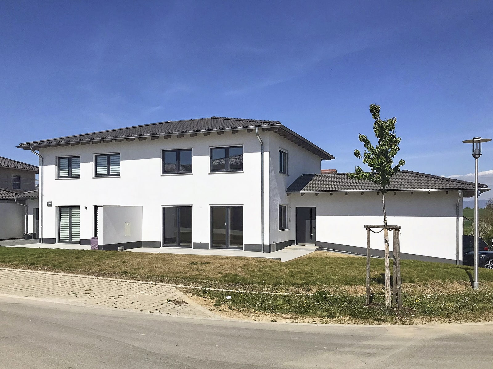 Neubau zweier Passivbau DHH in Oberscheiding
