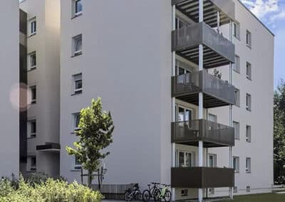 Sanierung und Neubau Passivbau in Feldmoching