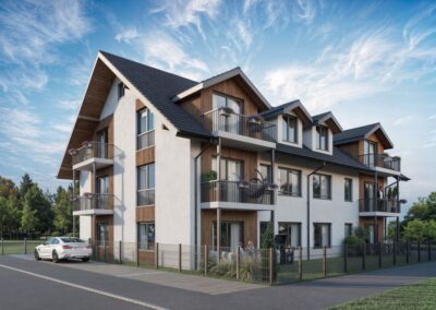 Neubau Passivbau Mehrfamilienhaus Peiting